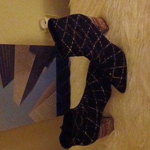 Betsy  Johnson rhinestone bootie